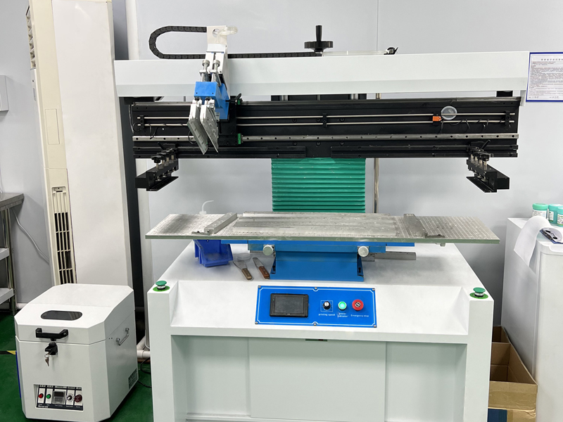 Solder-paste-mixer-and-semi-automatic-solder-paste-printer