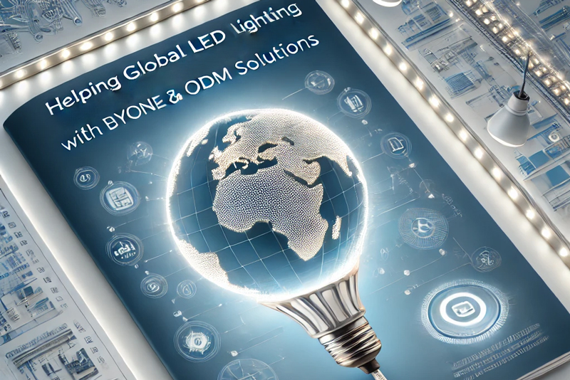 Helping global led lighting brands grow with byone oem & odm solutions